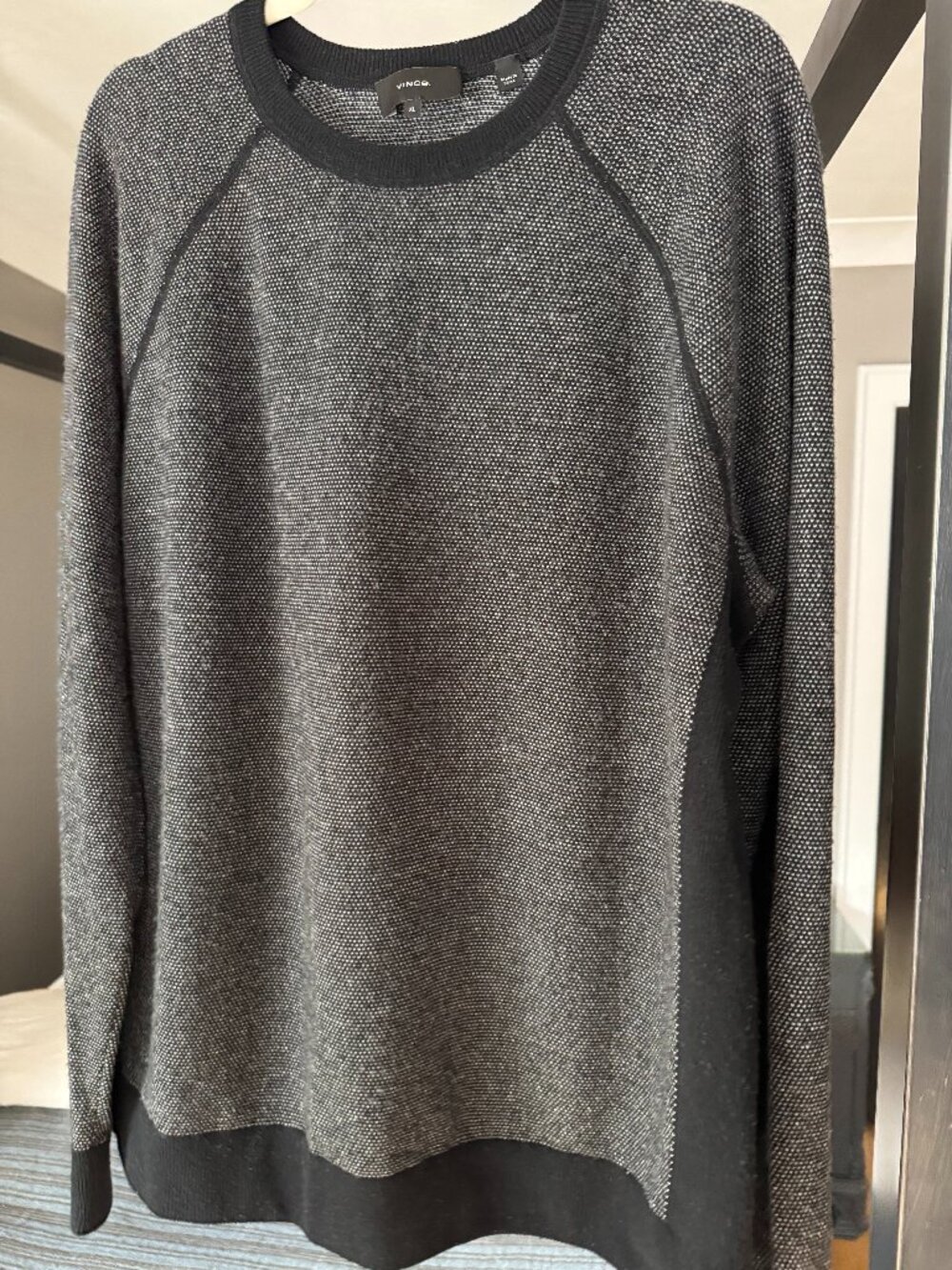 Vince Wool, Cashmere Slim Fit Crewneck Sweater - XL